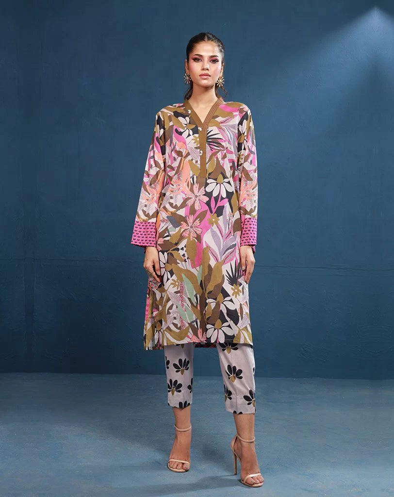 PRINTED LAWN 2PCS SHIRT