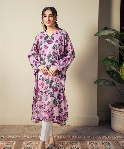 FLORAL PRINTED LAWN SHIRT