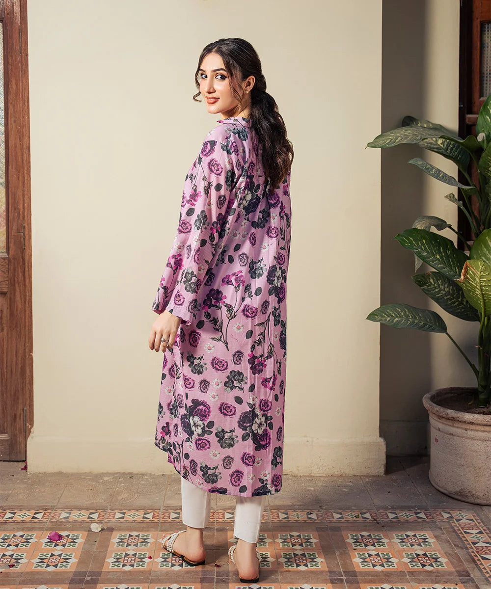 FLORAL PRINTED LAWN SHIRT