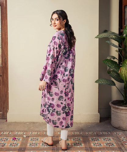 FLORAL PRINTED LAWN SHIRT