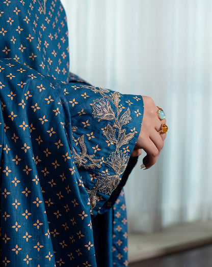 EMBROIDED 3PCS COTTON SUIT