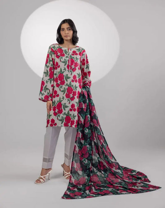 Printed Lawn 2 Pcs Suit