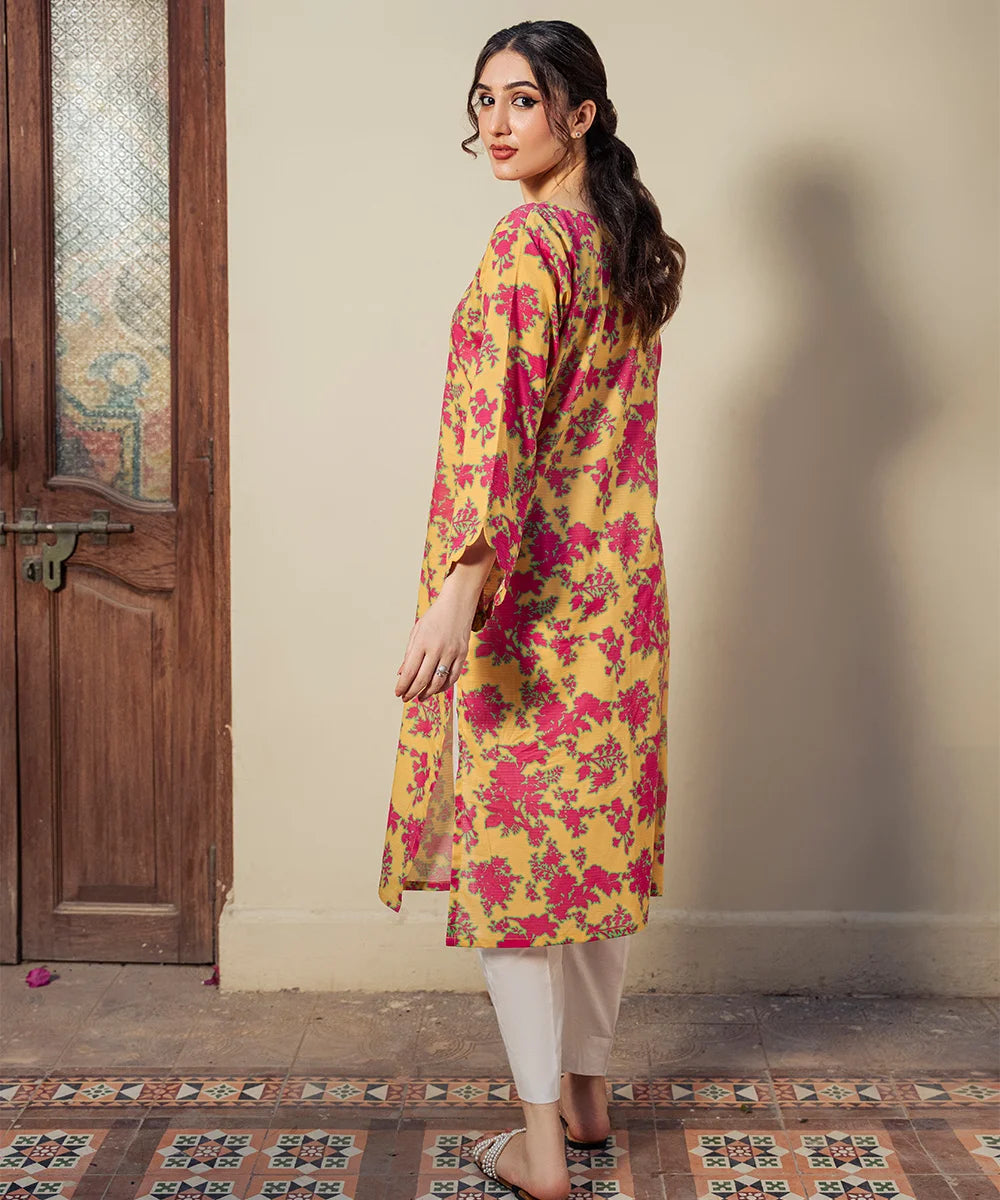 FLORAL PRINTED LAWN SHIRT