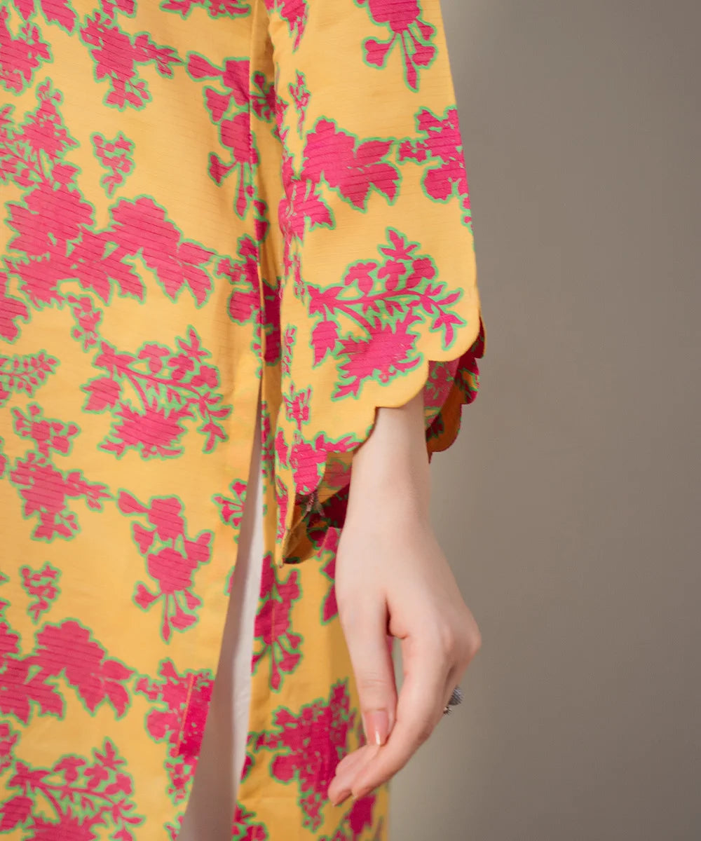 FLORAL PRINTED LAWN SHIRT