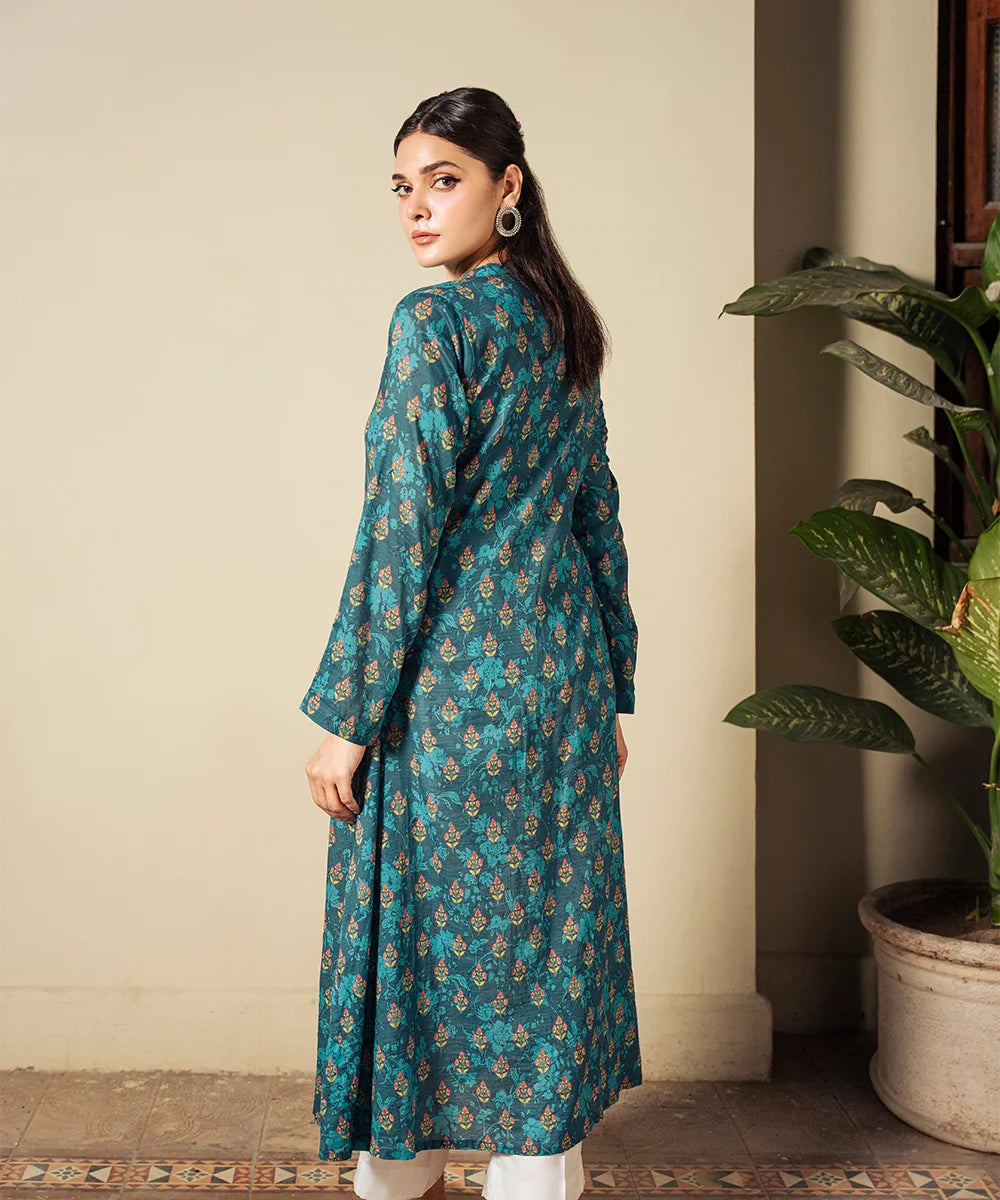 PRINTED LAWN LONG SHIRT