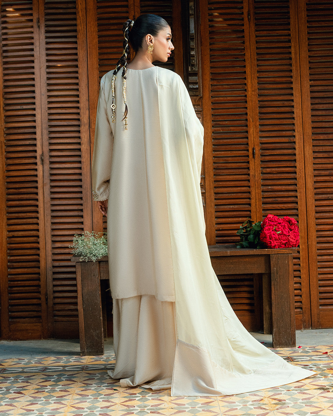 Hand Embellished 3pcs Suit