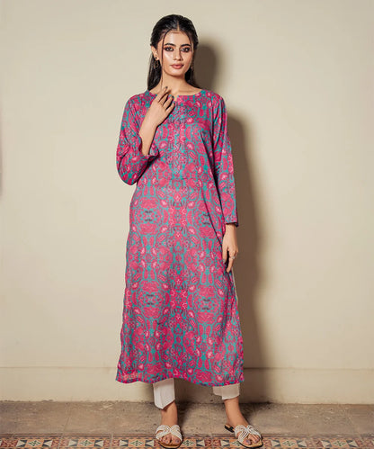 FLORAL PRINTED LAWN SHIRT