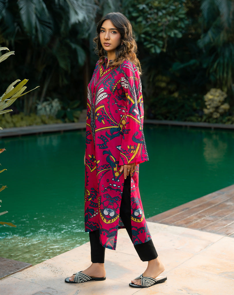 Printed Lawn 1 Pcs Shirt