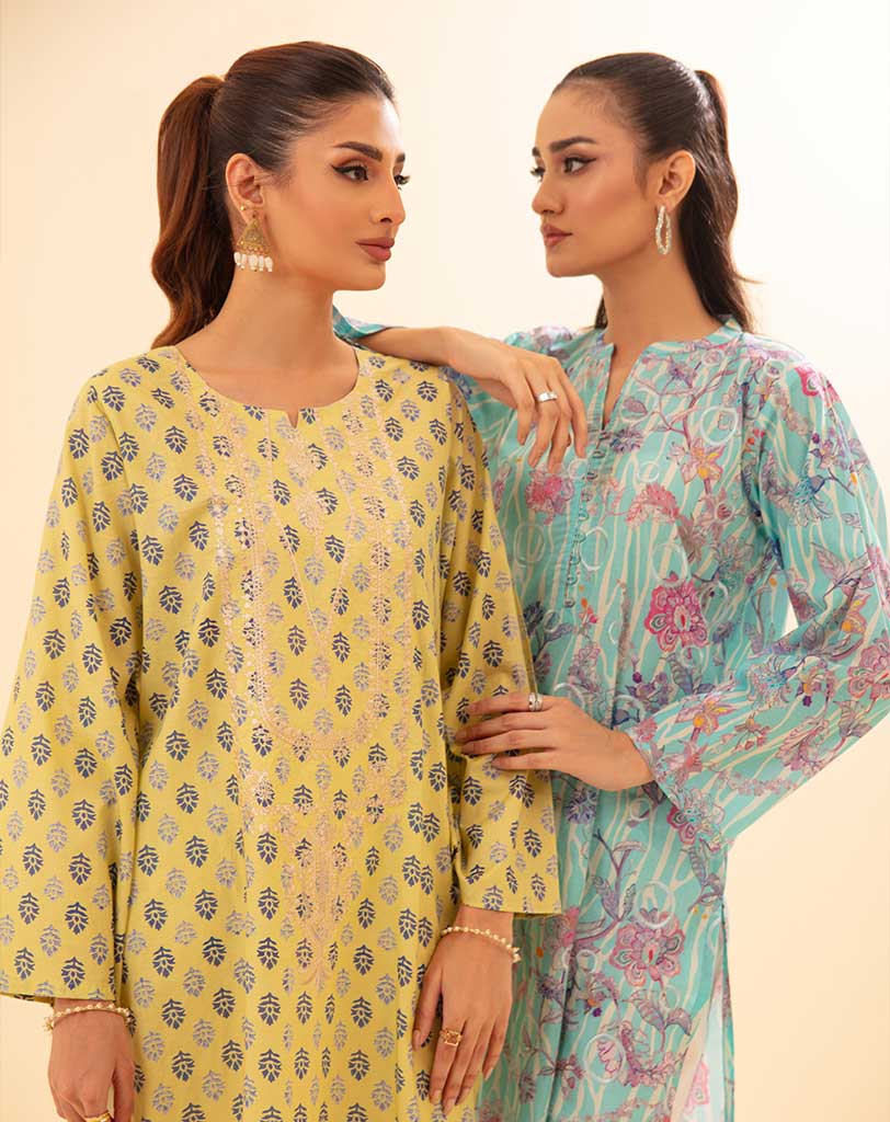 Printed Embroidered  1 pcs shirt