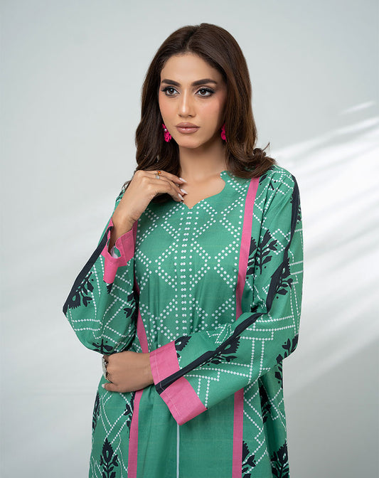 PRINTED COTTON 3PCS SUIT
