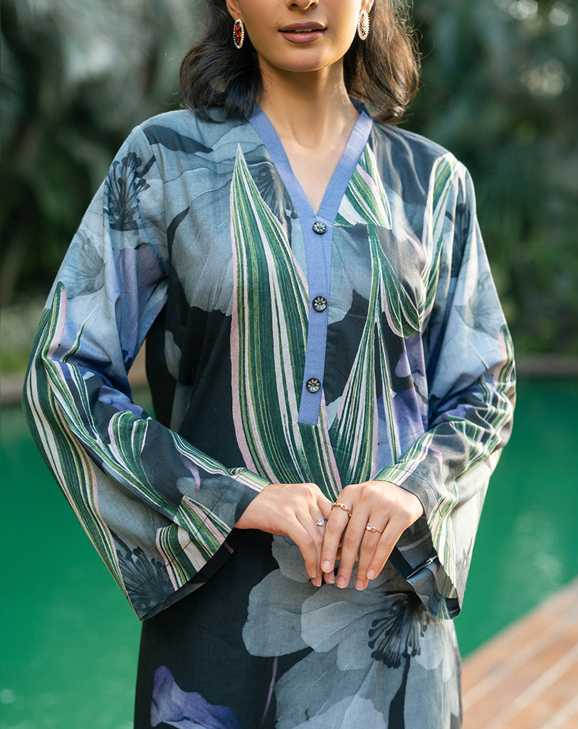 Printed Lawn 2 Pcs Suit