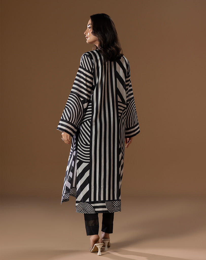 PRINTED EMBROIDED 1PCS  LAWN SHIRT