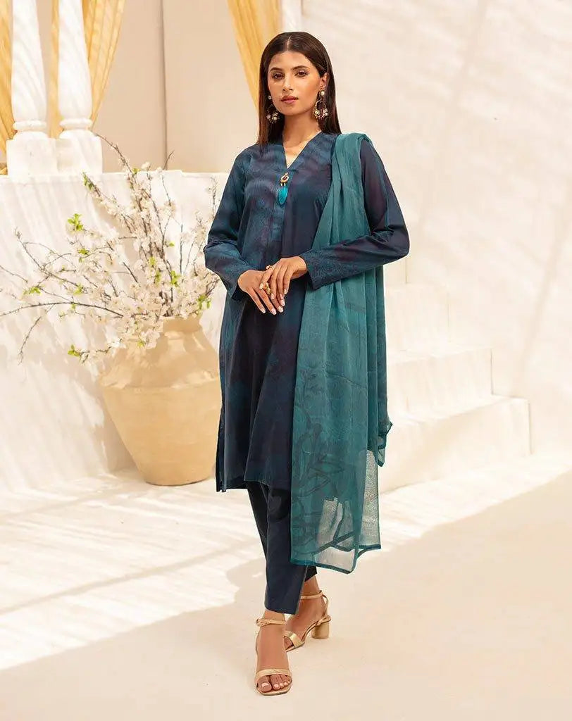 3PC LAWN UNSTITCHED SUIT