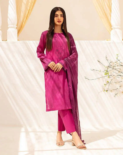 3PC LAWN UNSTITCHED SUIT