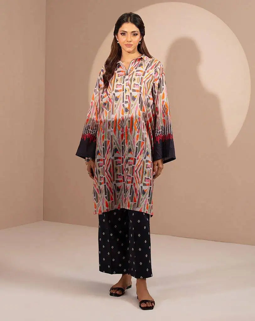 PRINTED LAWN 2PCS SHIRT