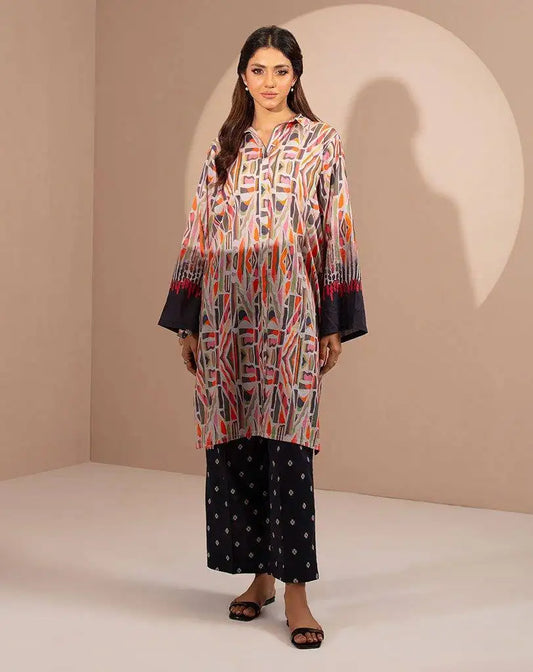 PRINTED LAWN 2PCS SHIRT