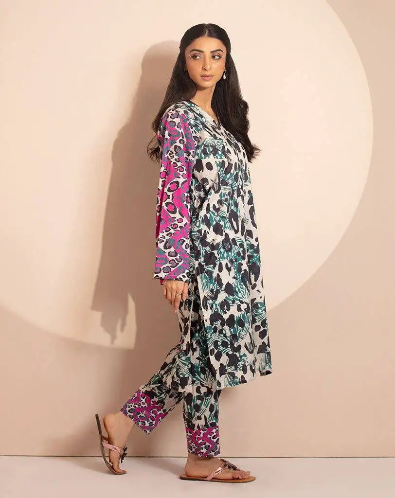 PRINTED LAWN 2PCS SHIRT