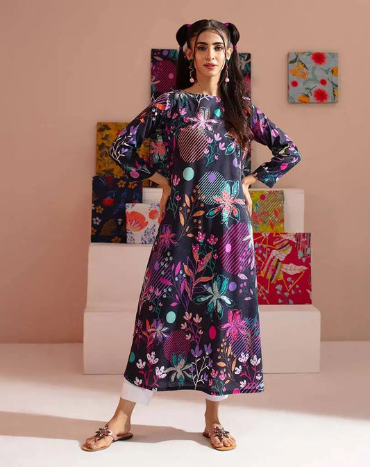 PRINTED LAWN 1PCS SHIRT