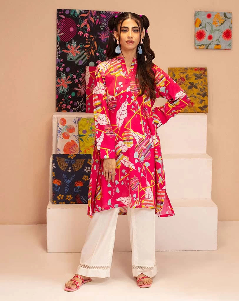PRINTED LAWN 1PCS SHIRT