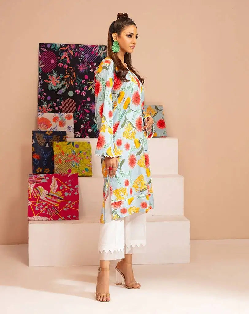 PRINTED LAWN 1PCS SHIRT