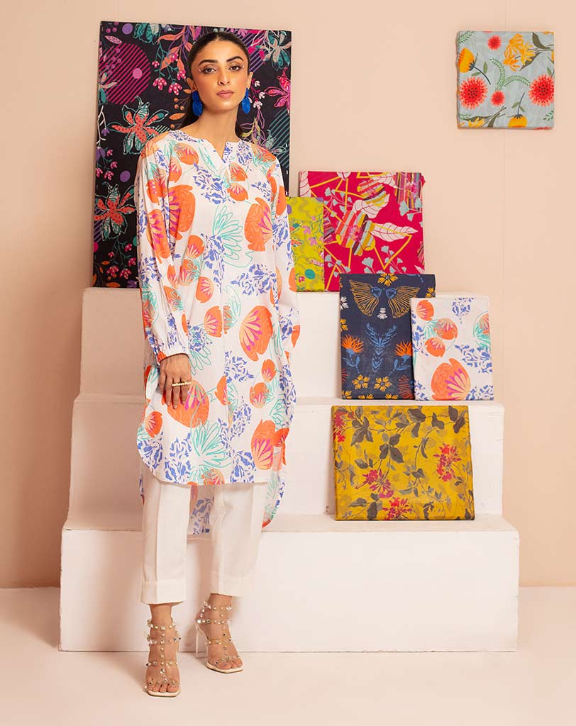 PRINTED LAWN 1PCS SHIRT