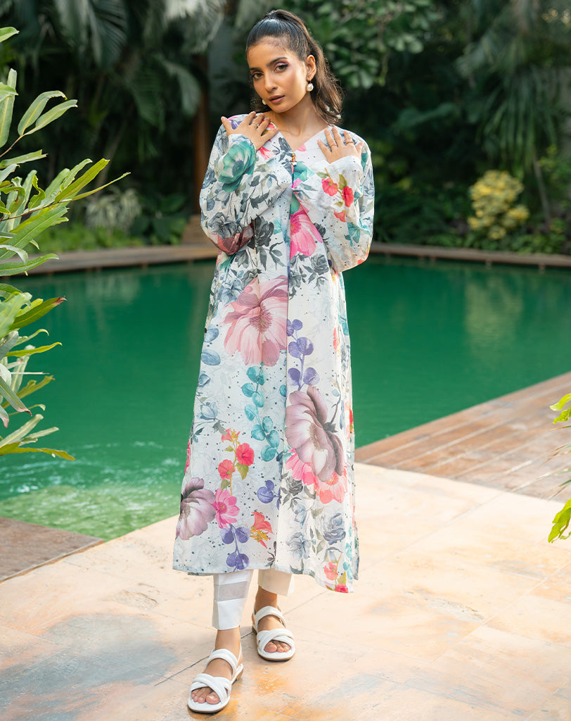 Printed Lawn 1 Pcs Shirt