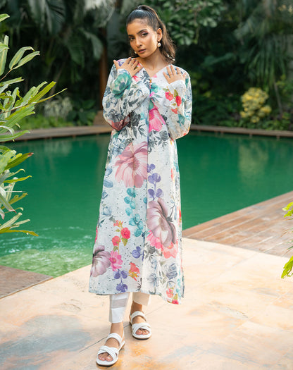 Printed Lawn 1 Pcs Shirt