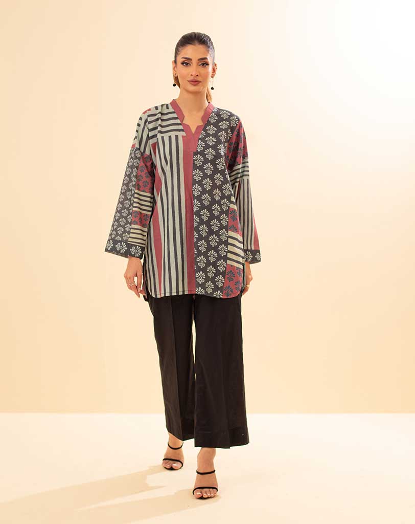 PRINTED LAWN 1PCS SHIRT