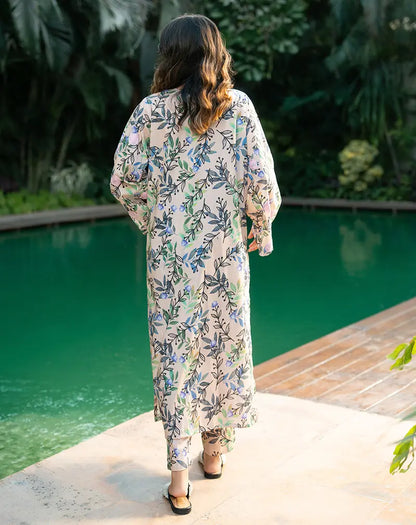 Printed Embroidered Lawn 2 Pc Suit