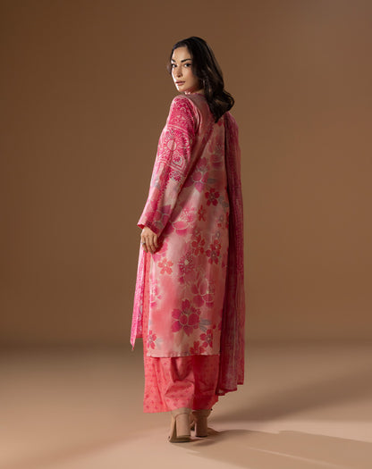 Printed Lawn 3pcs Suit