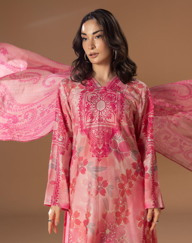 Printed Lawn 3pcs Suit