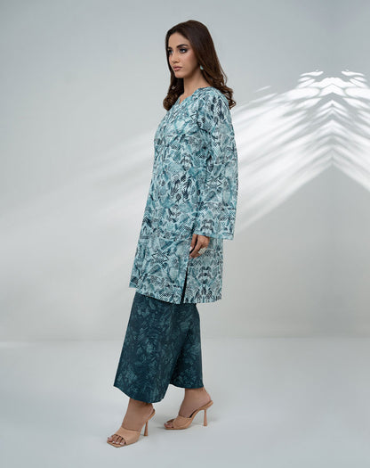 PRINTED COTTON 2PCS SUIT