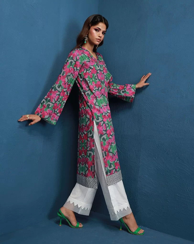 PRINTED LAWN 1PCS SHIRT