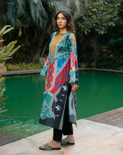 Printed Lawn 1 Pcs Shirt