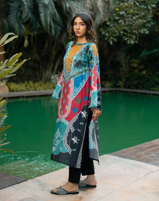Printed Lawn 1 Pcs Shirt