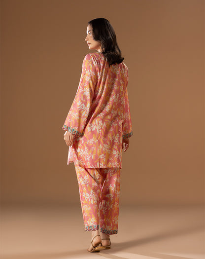 Printed Embroided  Lawn 2 Pcs Suit
