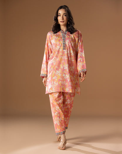 Printed Embroided  Lawn 2 Pcs Suit