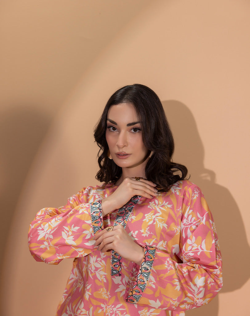 Printed Embroided  Lawn 2 Pcs Suit