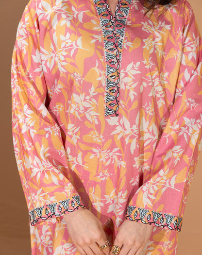 Printed Embroided  Lawn 2 Pcs Suit