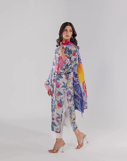3 Piece-Printed Lawn Suit