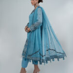 Embroidered Chiffon Luxury Suit