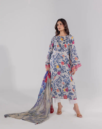 3 Piece-Printed Lawn Suit
