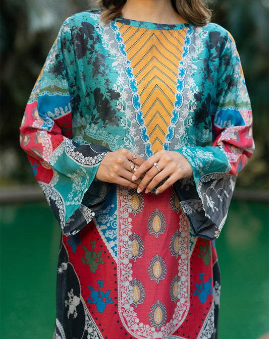 Printed Lawn 1 Pcs Shirt