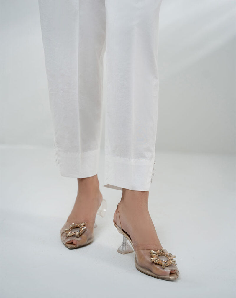 White pearl pant
