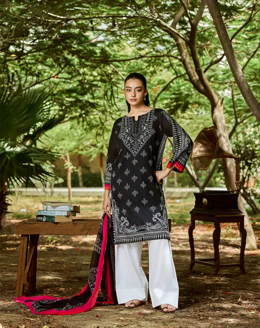 3pcs printed suit.
