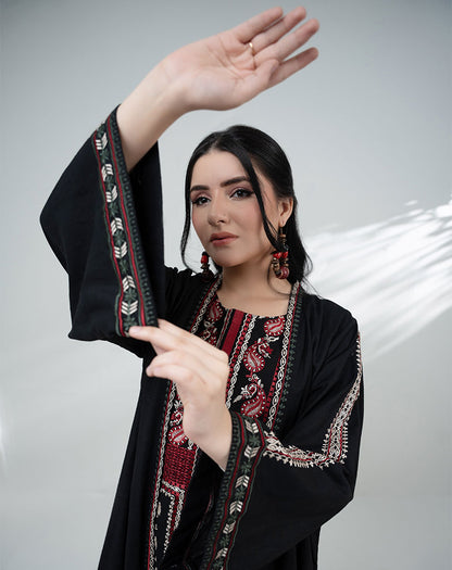 Embroidered Chiffon Luxury Suit