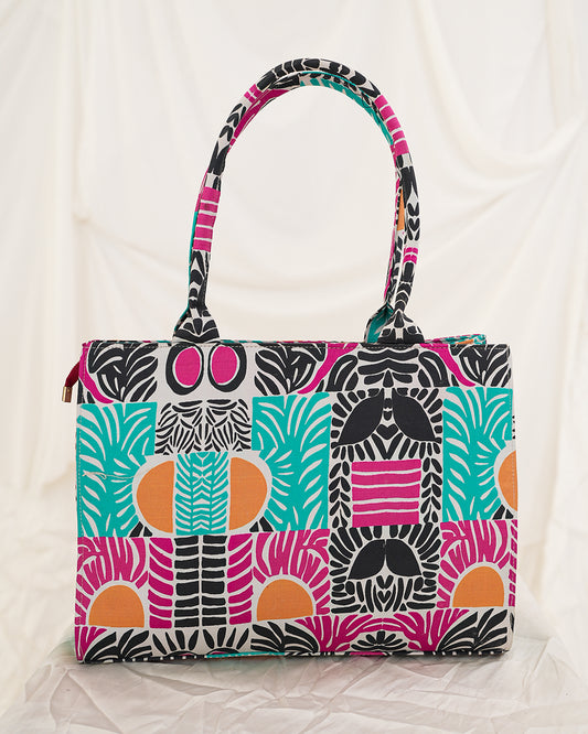 PRINTED CANVAS BAG