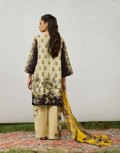 3pcs printed suit.
