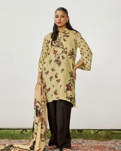 3pcs printed suit.