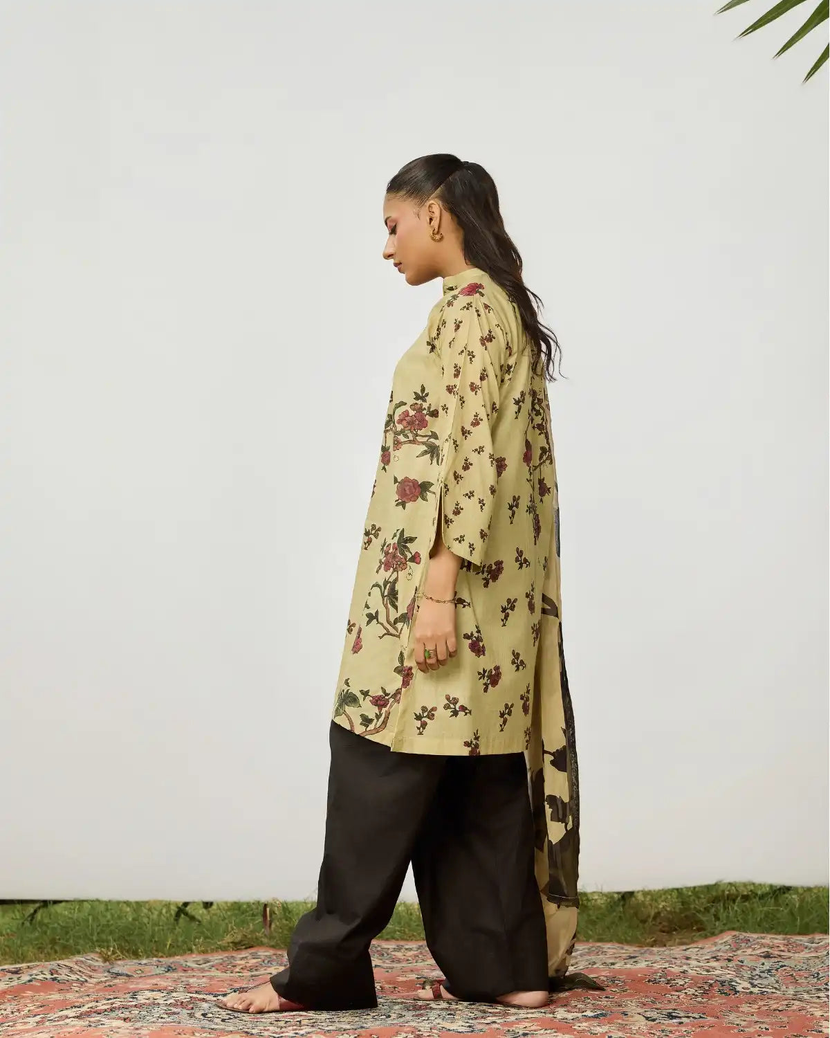 3pcs printed suit.